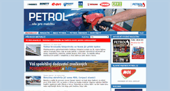Desktop Screenshot of petrol.cz