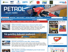 Tablet Screenshot of petrol.cz