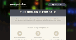 Desktop Screenshot of petrol.ae
